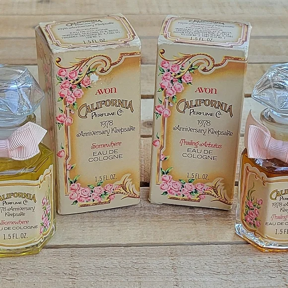 Avon California Perfume Co. 1978 Anniversary: Trailing Arbustus & Somewhere - Picture 10 of 16